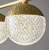 Crystal Globes in Mid-Century Modern Style_Globe Close up