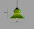 Doll-shaped Opaline Glass Pendant LED Light in French Vintage Style - Bulb Included