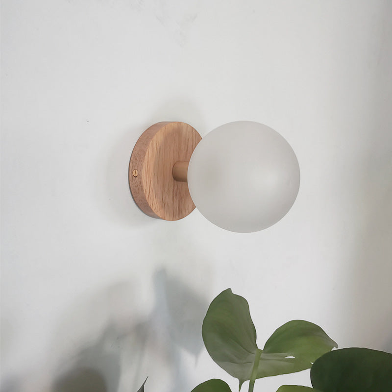 Globe_LED_Wall_Light_with_Wood_Lamp_Fixture_in_Scandinavian_Style_Milky