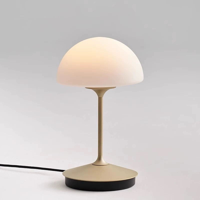 Mushroom Table Lamp with Metal Stand in Modern &amp; Contemporary Style