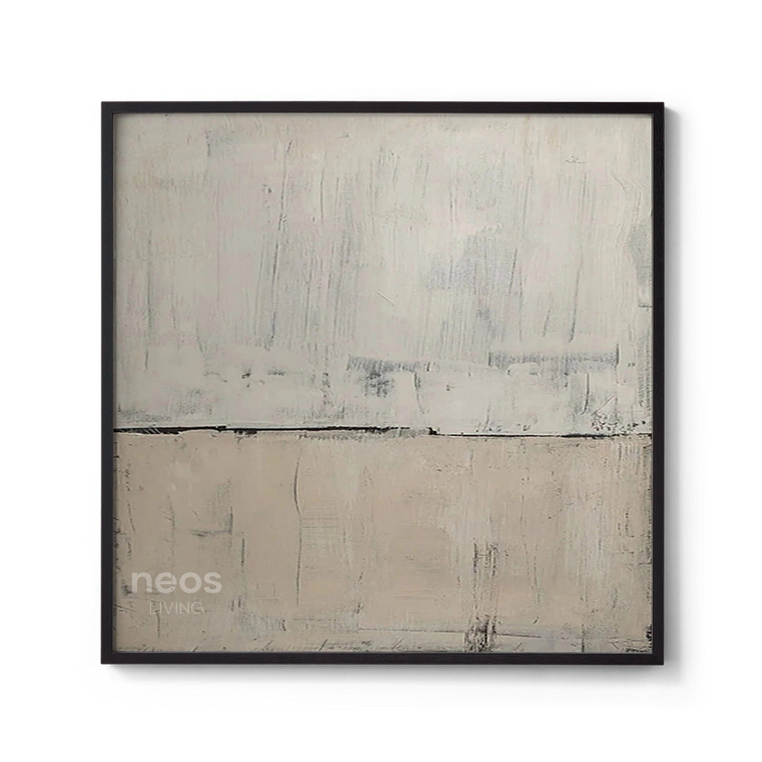 Cream / Beige Abstract Minimalist Painting / Wall Art - NE0073