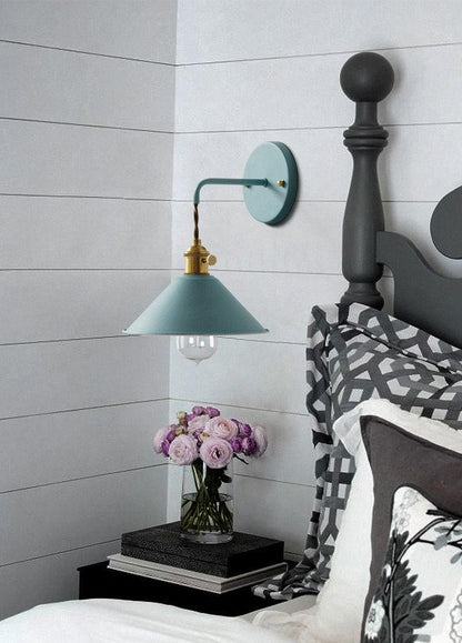 Nordic Cone Wall Light in Industrial Loft Style - Bulb Included