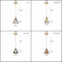 Stained Glass Pendant LED Light in Vintage Style - Bulb Included