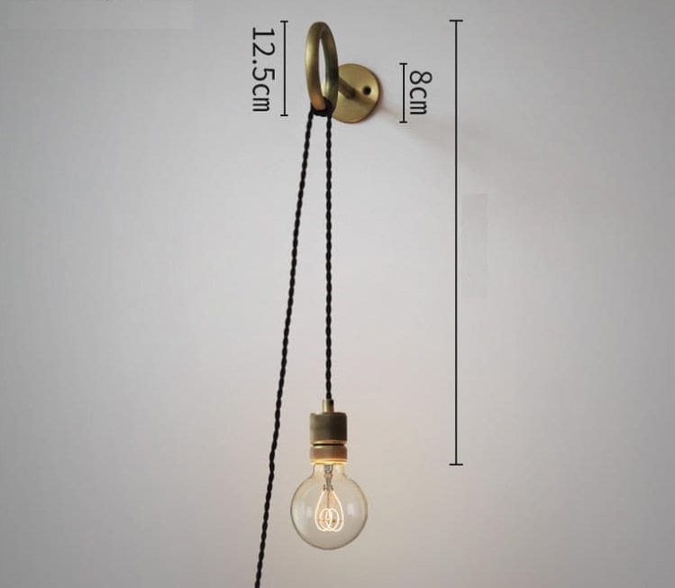 Retro LED Edison Globe Wall Light in Industrial Loft Style