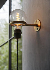 Retro LED Edison Globe Wall Light in Industrial Loft Style