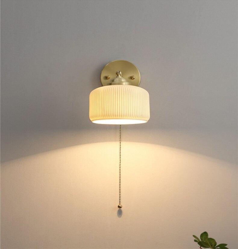 Ceramic wall store lamp