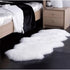 Cozy Fluffy Faux Sheepskin Rug in Cotton Candy Shape