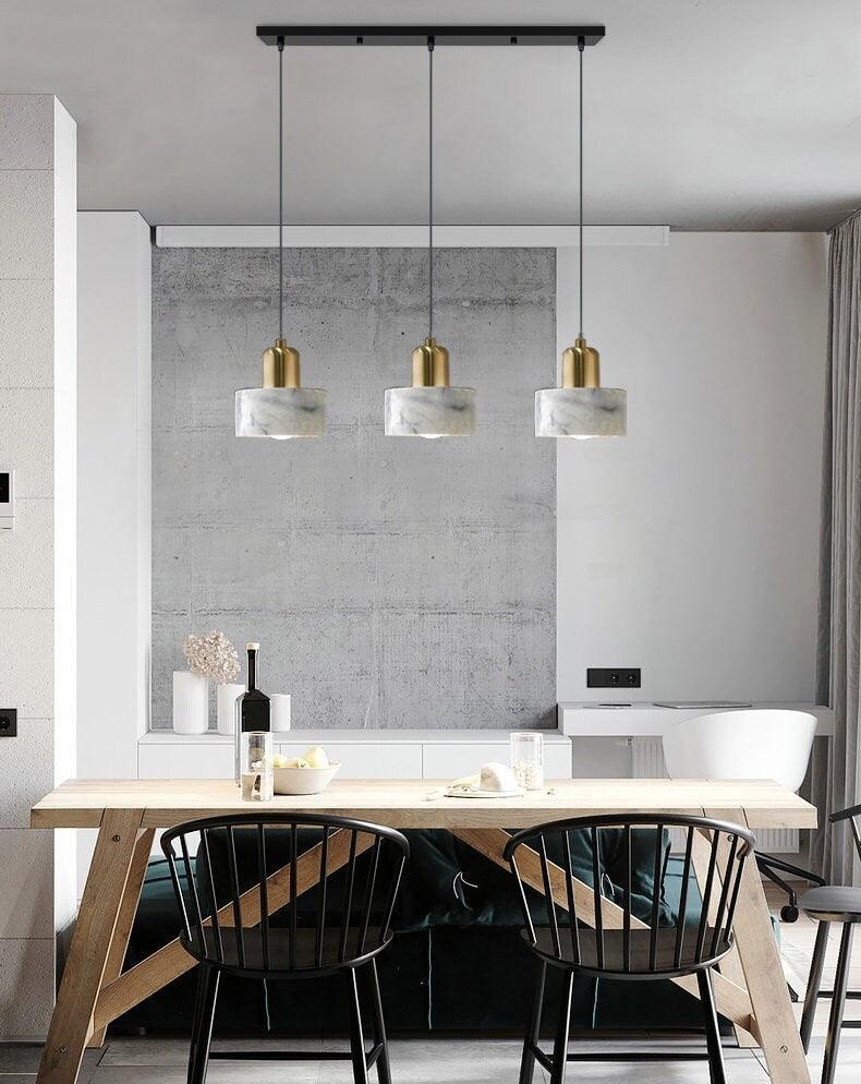 Classy Marble Pendant LED Light - Bulb Included