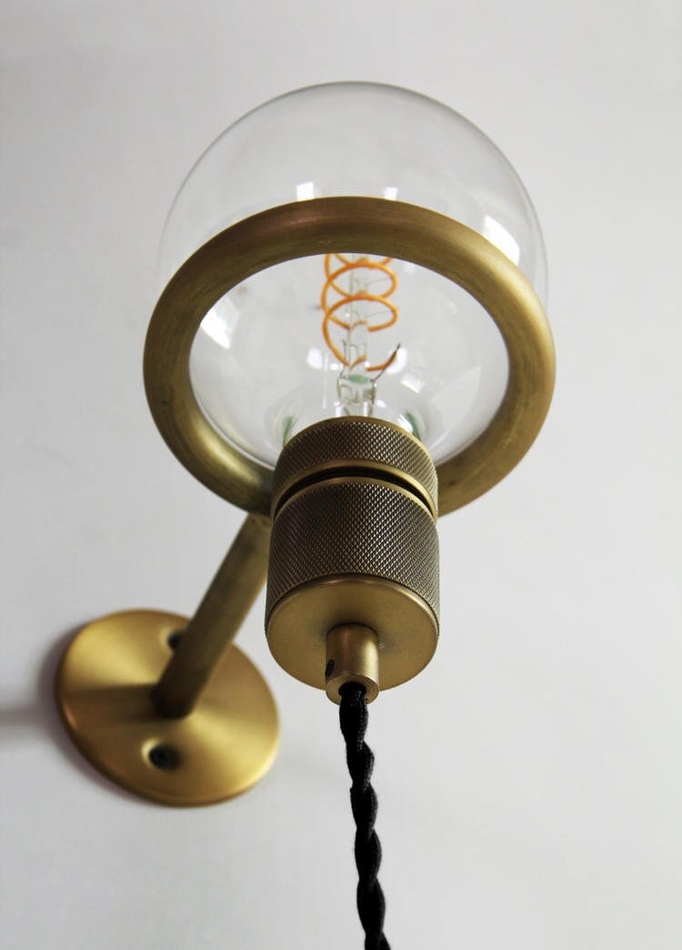 Retro LED Edison Globe Wall Light in Industrial Loft Style