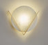 Classy Marble LED Wall Light with V-shaped Golden Frame