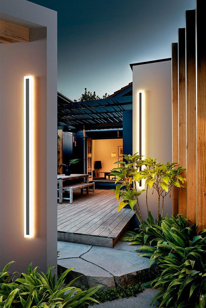 Linear LED Wall Light Bar in Scandinavian Style