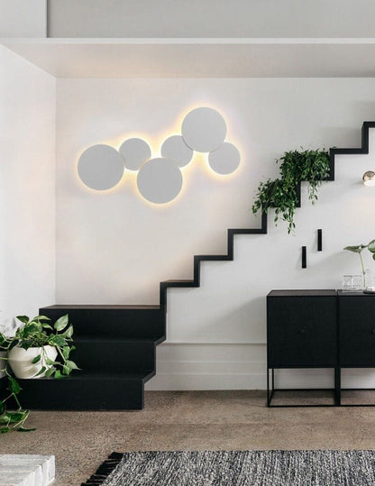 Nordic LED Wall Light in Round Disc Shape