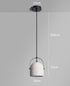 Handmade Cement Bucket Pendant LED Light in Nordic Style - Bulb Included