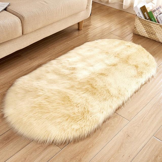 Deluxe Fine and Soft Faux Sheepskin Rug